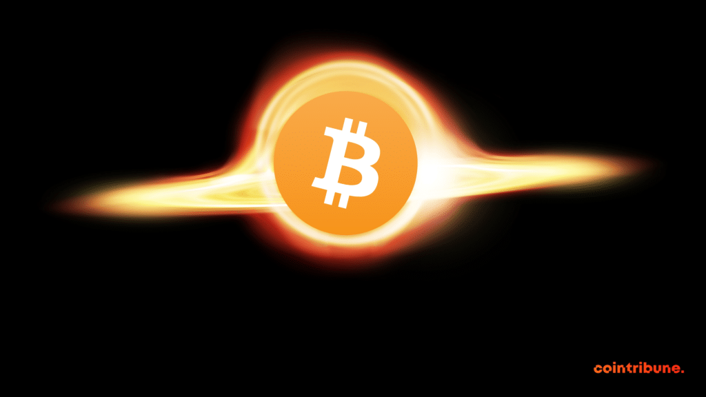 Bitcoin dans un trou noir