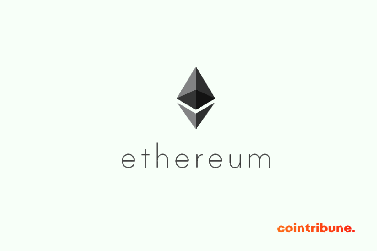 Le logo de la blockchain Ethereum