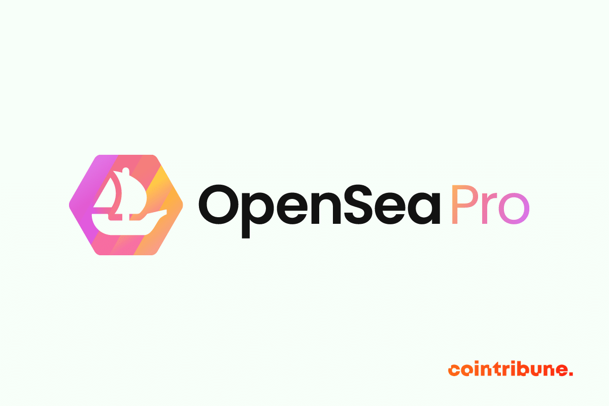 Le logo de OpenSea Pro