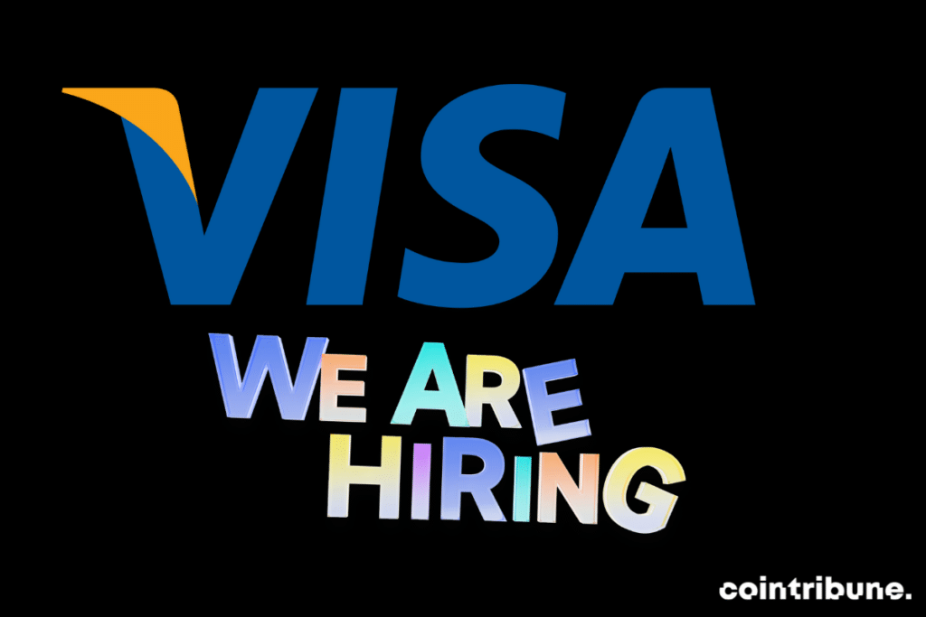 Pour renforcer son équipe crypto, Visa recrute des développeurs balc-end et des ingénieurs