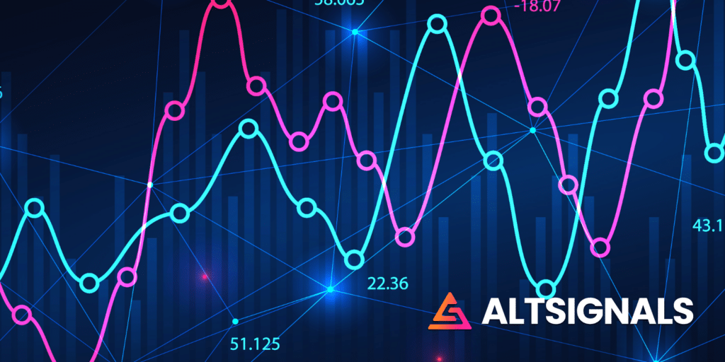 graphique reprensentant levolution du token altsignals