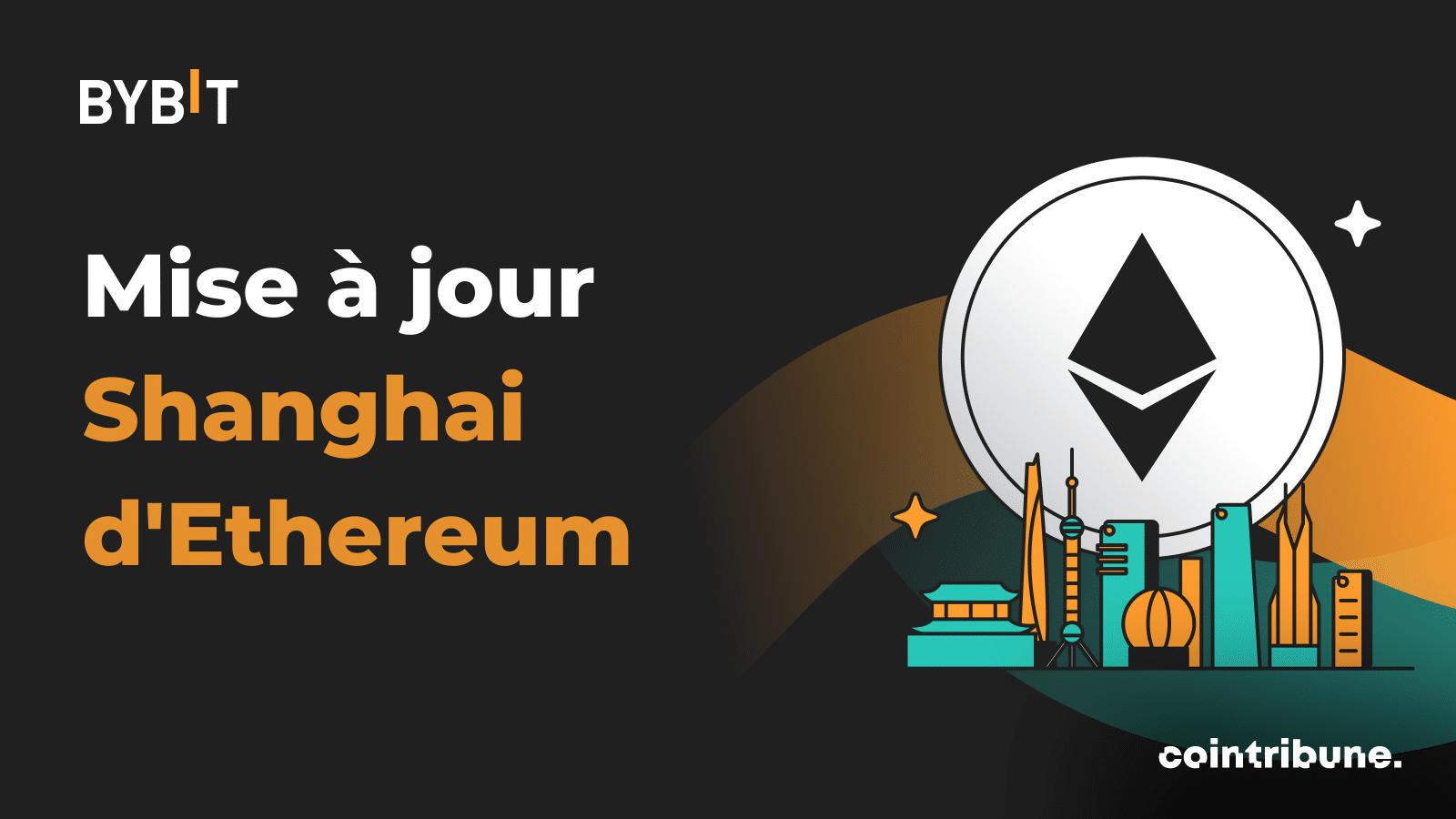 logo de bybit pour illustrer la mise a jour shanghai qui debarque pour ethereum