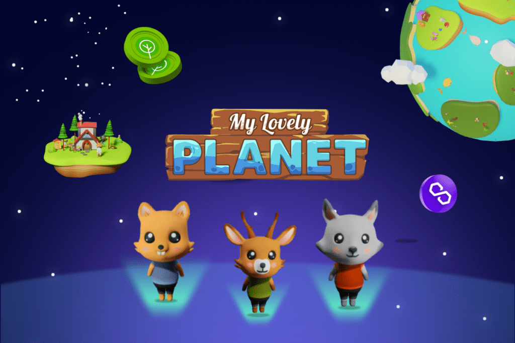 visuel my lovely planet un jeu web3 pour lenvironnement