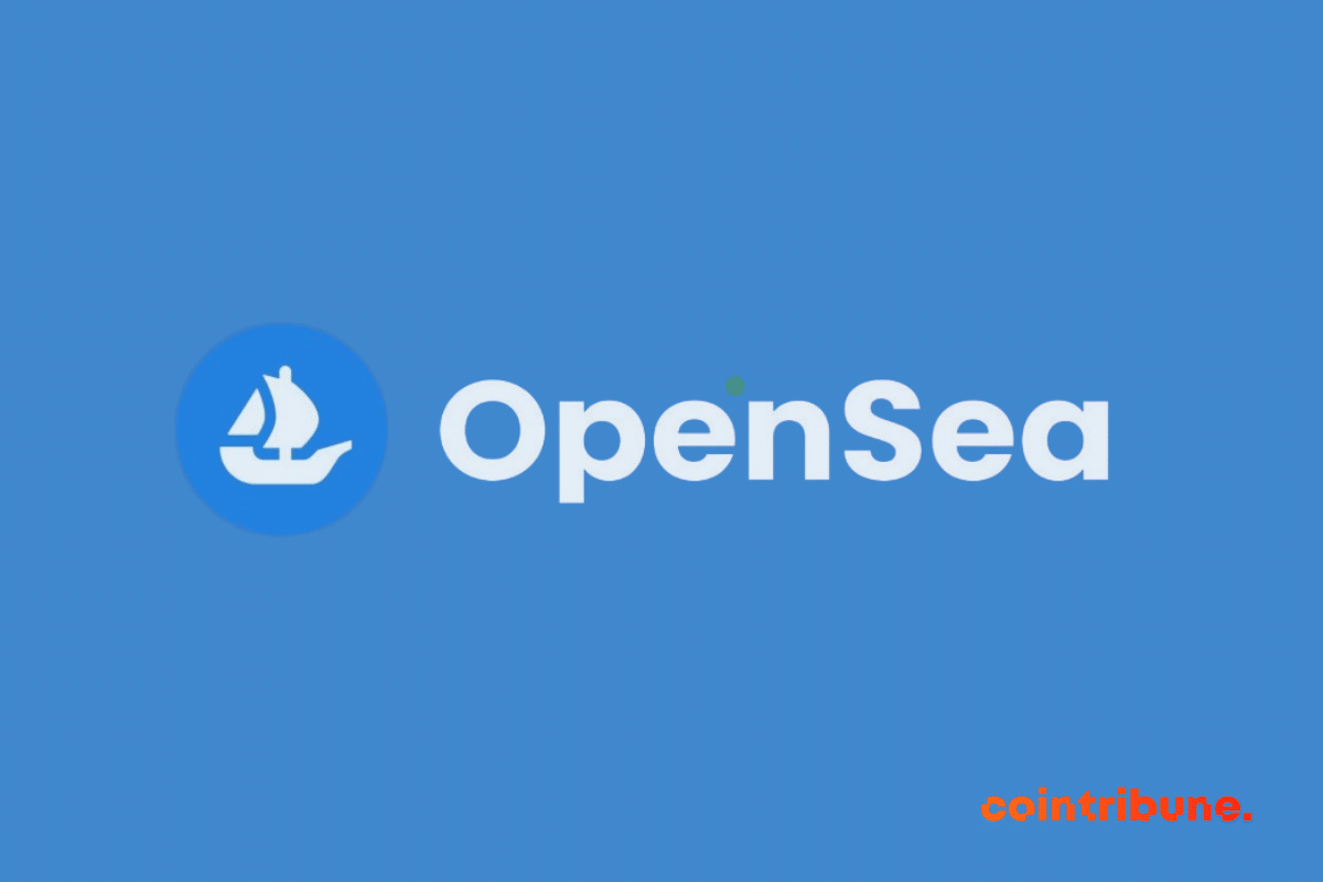 Le logo d'OpenSea