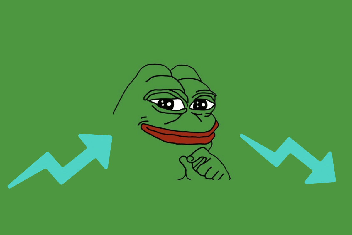 Hausse et chute crypto PEPE