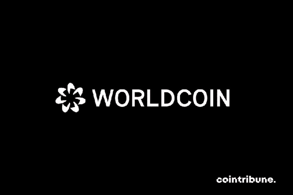 Le logo de worldcoin