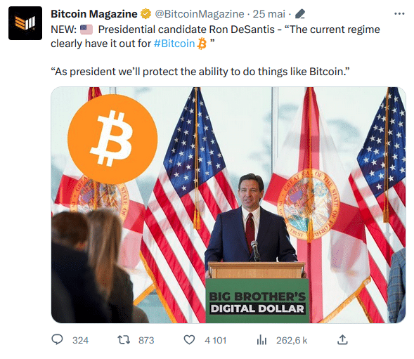 DESANTIS BITCOIN