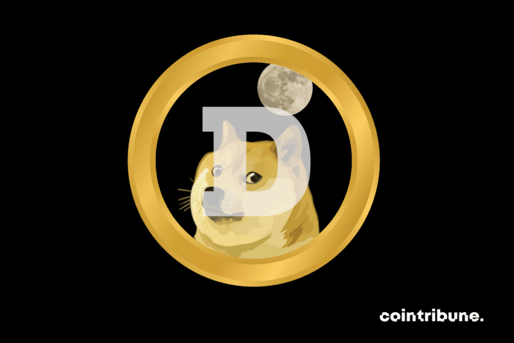 Le logo du Dogecoin