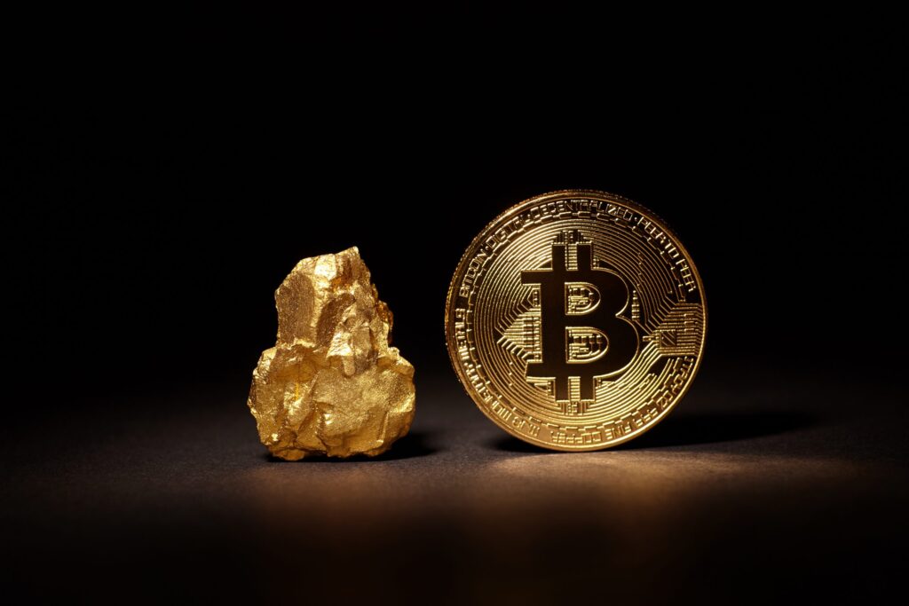 Gold and Bitcoin (BTC)