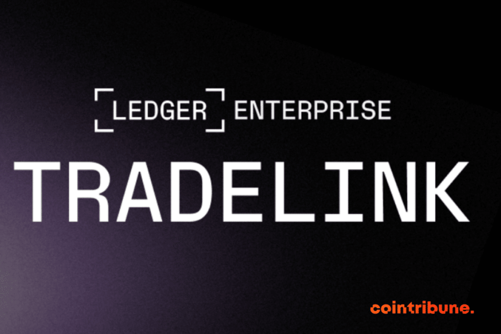 Le logo de tradelink by Ledger