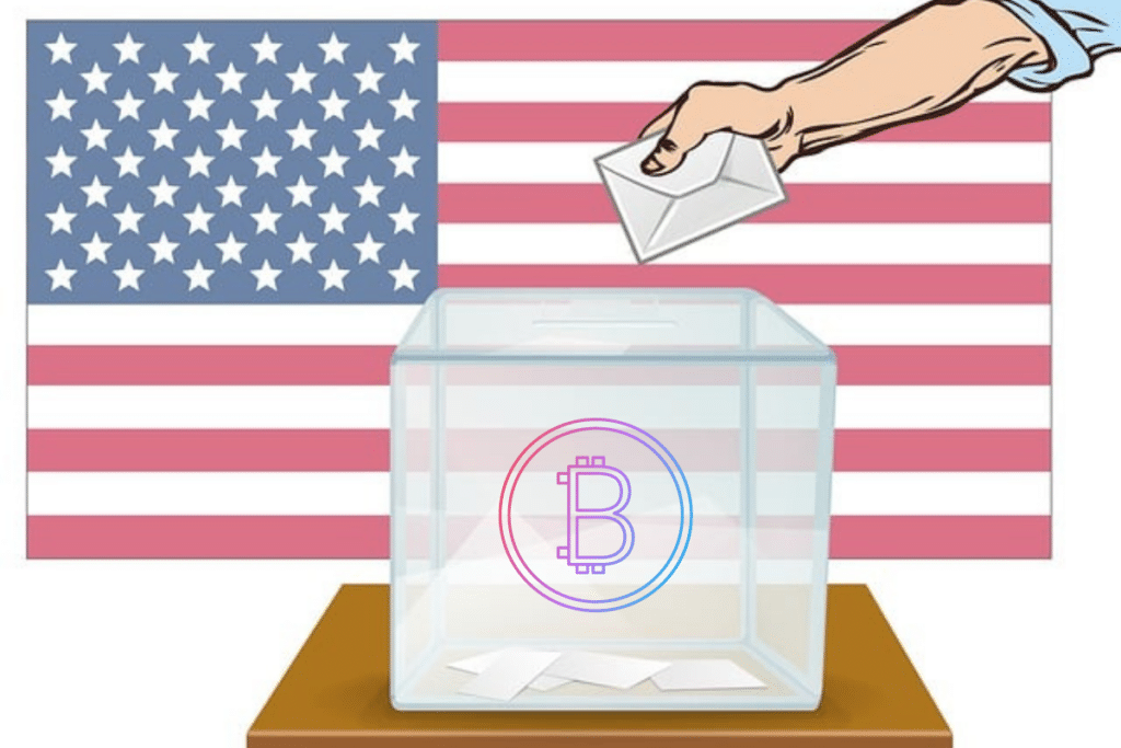 Élection présidentielle aux États-Unis avec candidat pro-crypto