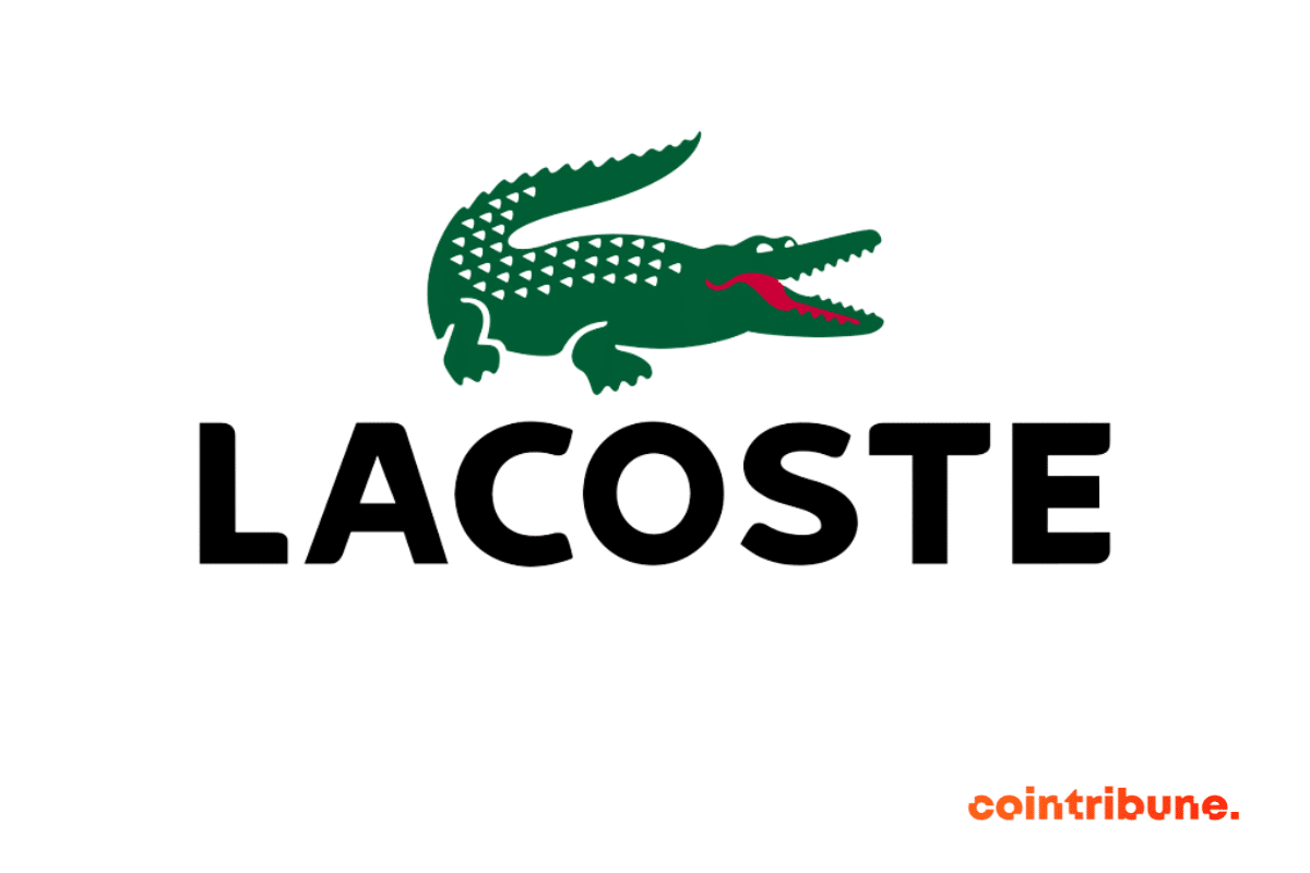 Le logo de la marque Lacoste