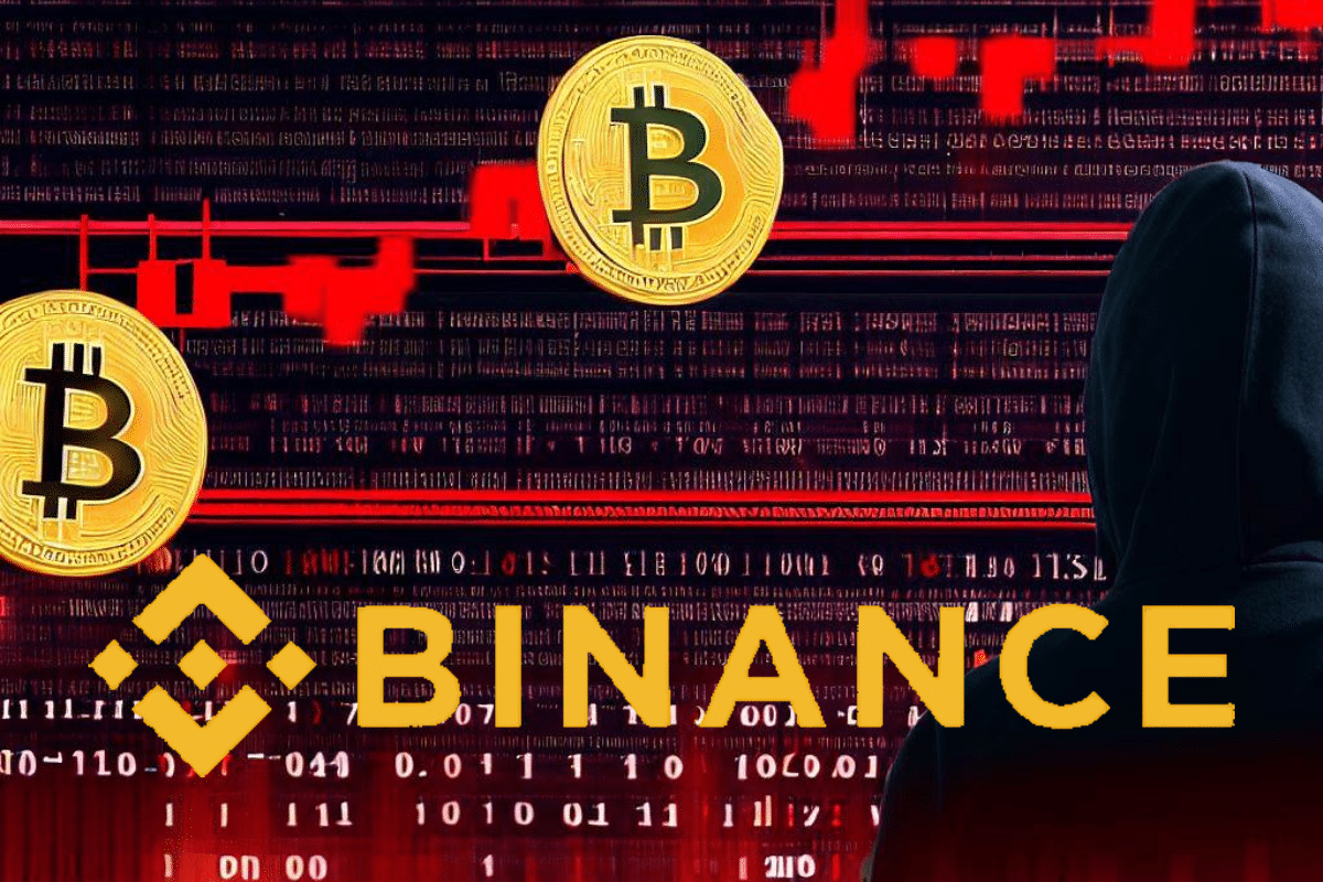 L'ecran du pirate qui a causé une liquidation sur Binance