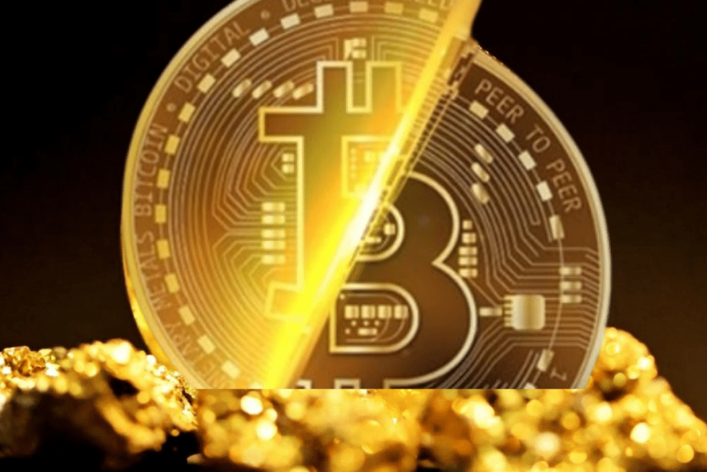 Bitcoin halved to symbolize the Halving
