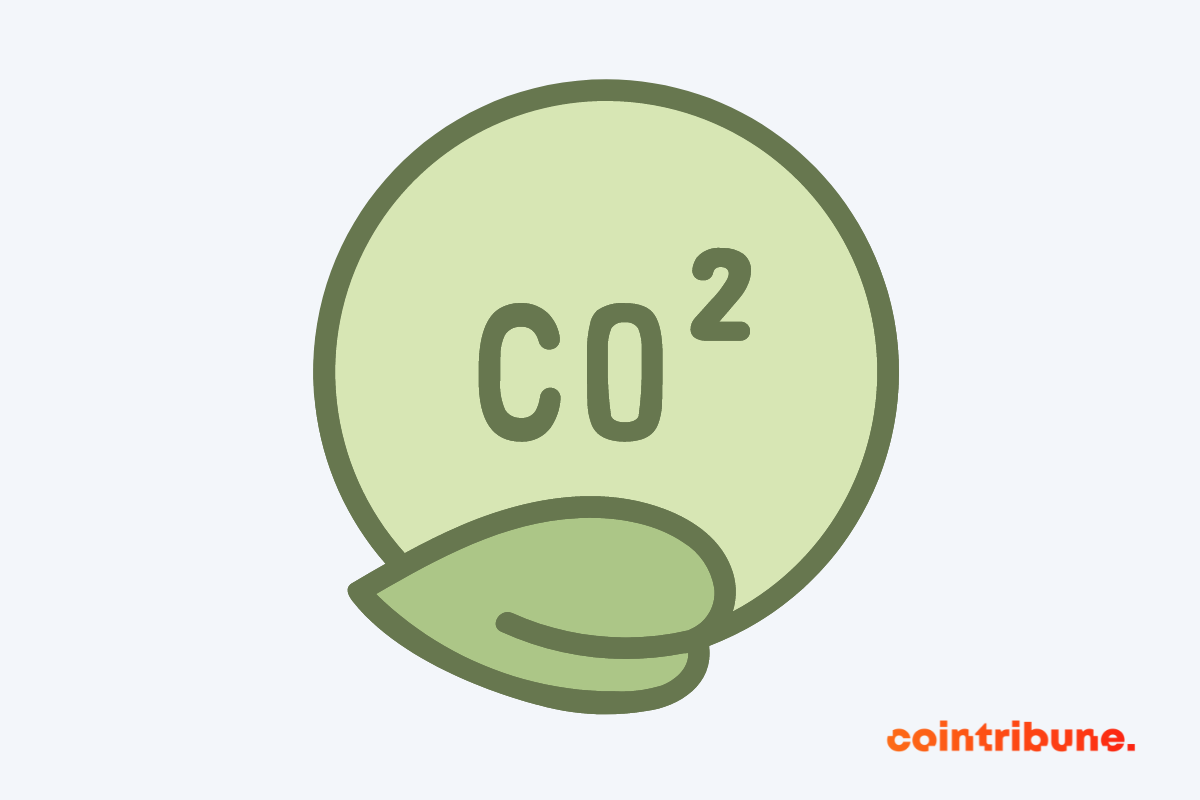 Un croquis symbolisant le CO2