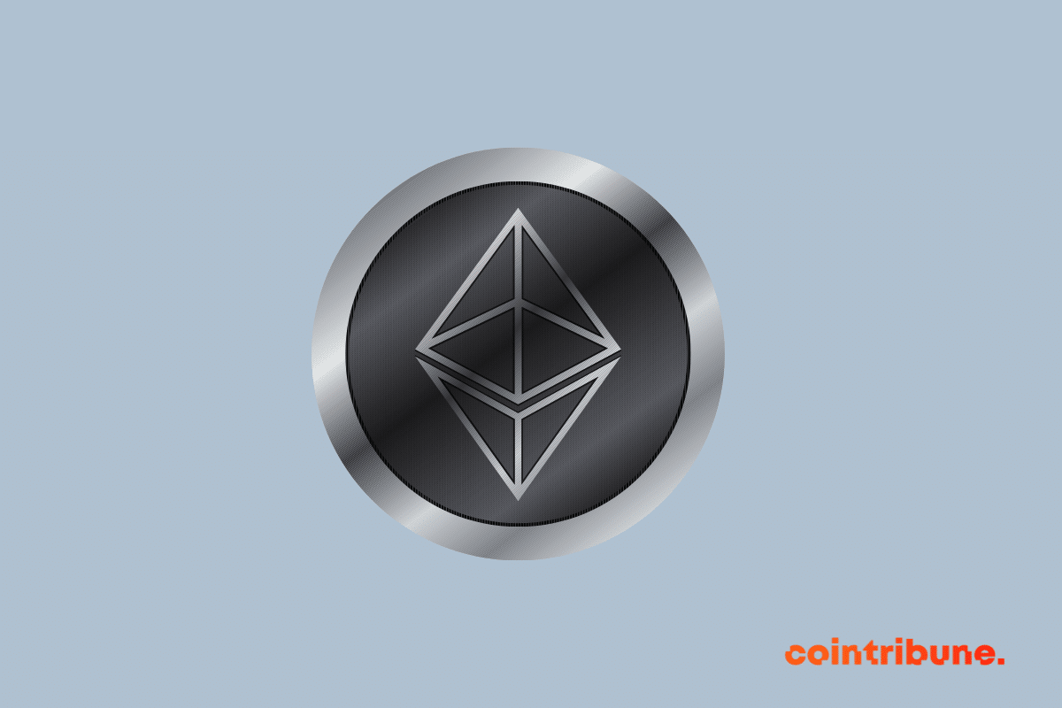 Ethereum blockchain logo
