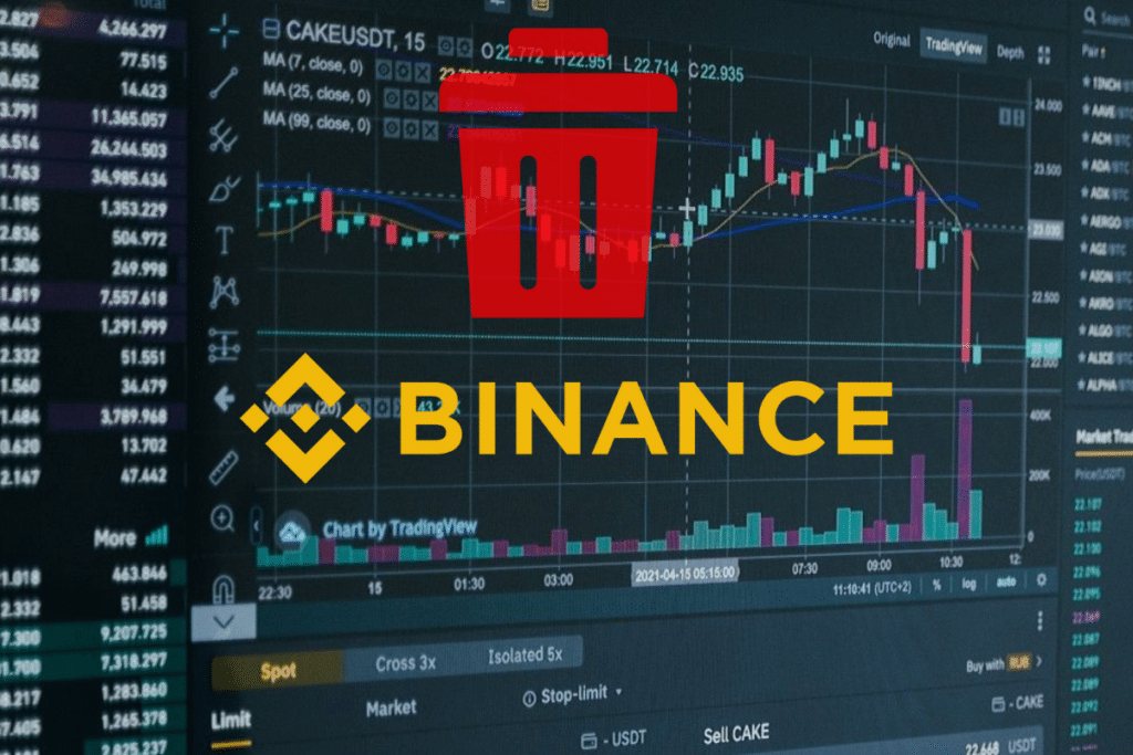 Binance supprime plusieurs paires de trading crypto