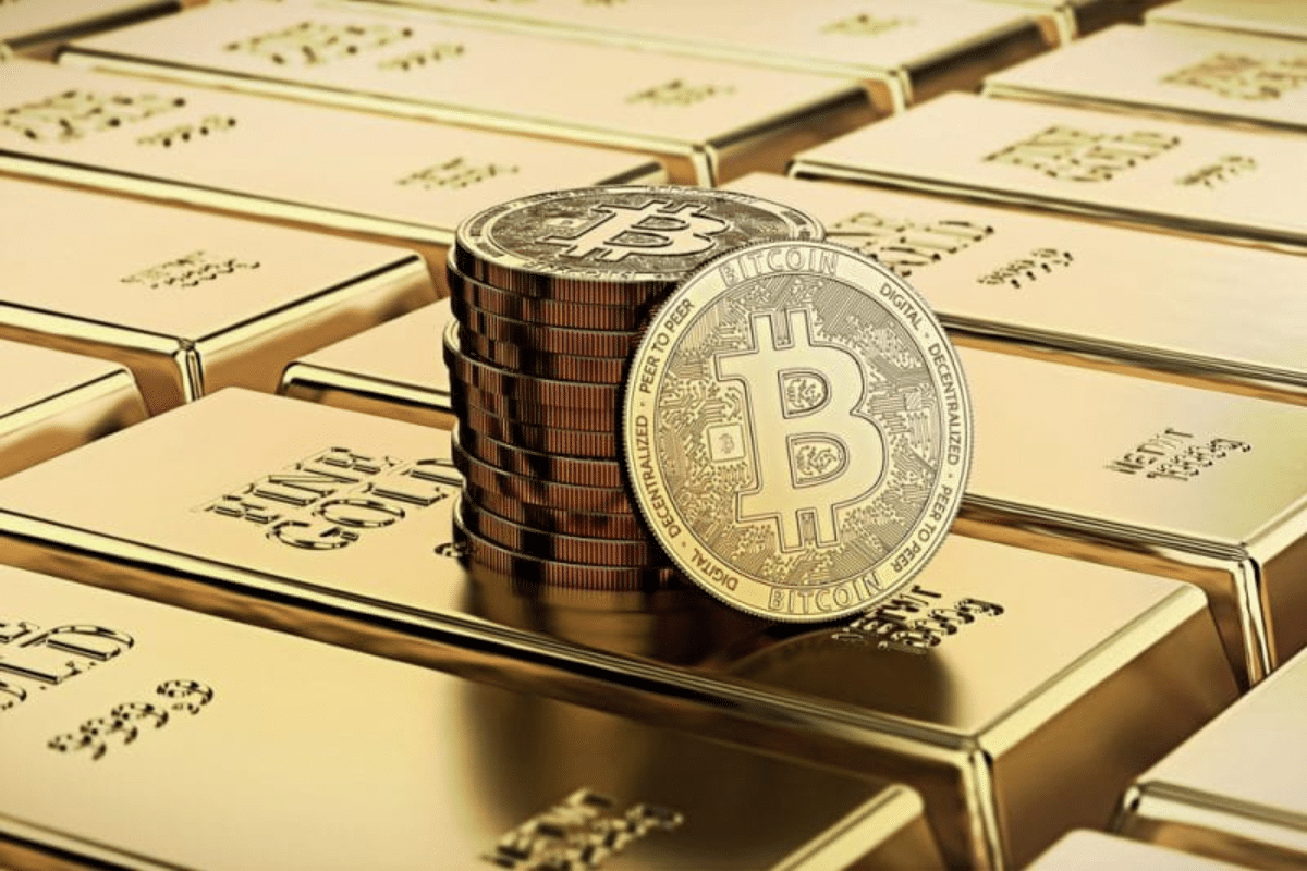 Bitcoin on gold