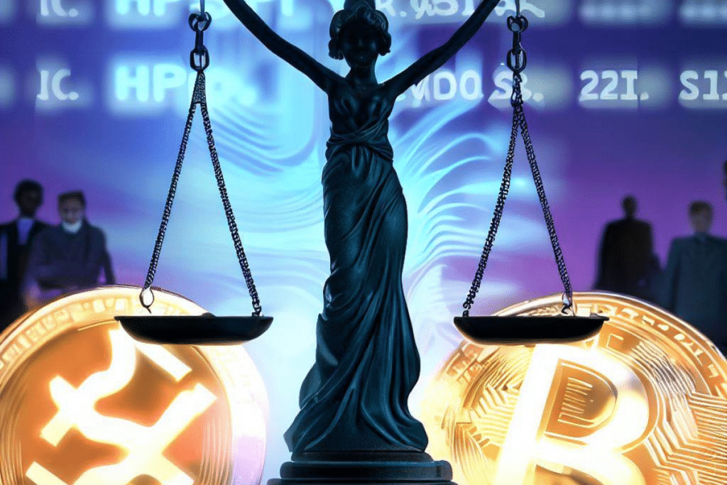 Crypto : Une balance de la justice pour Ripple et coinbase