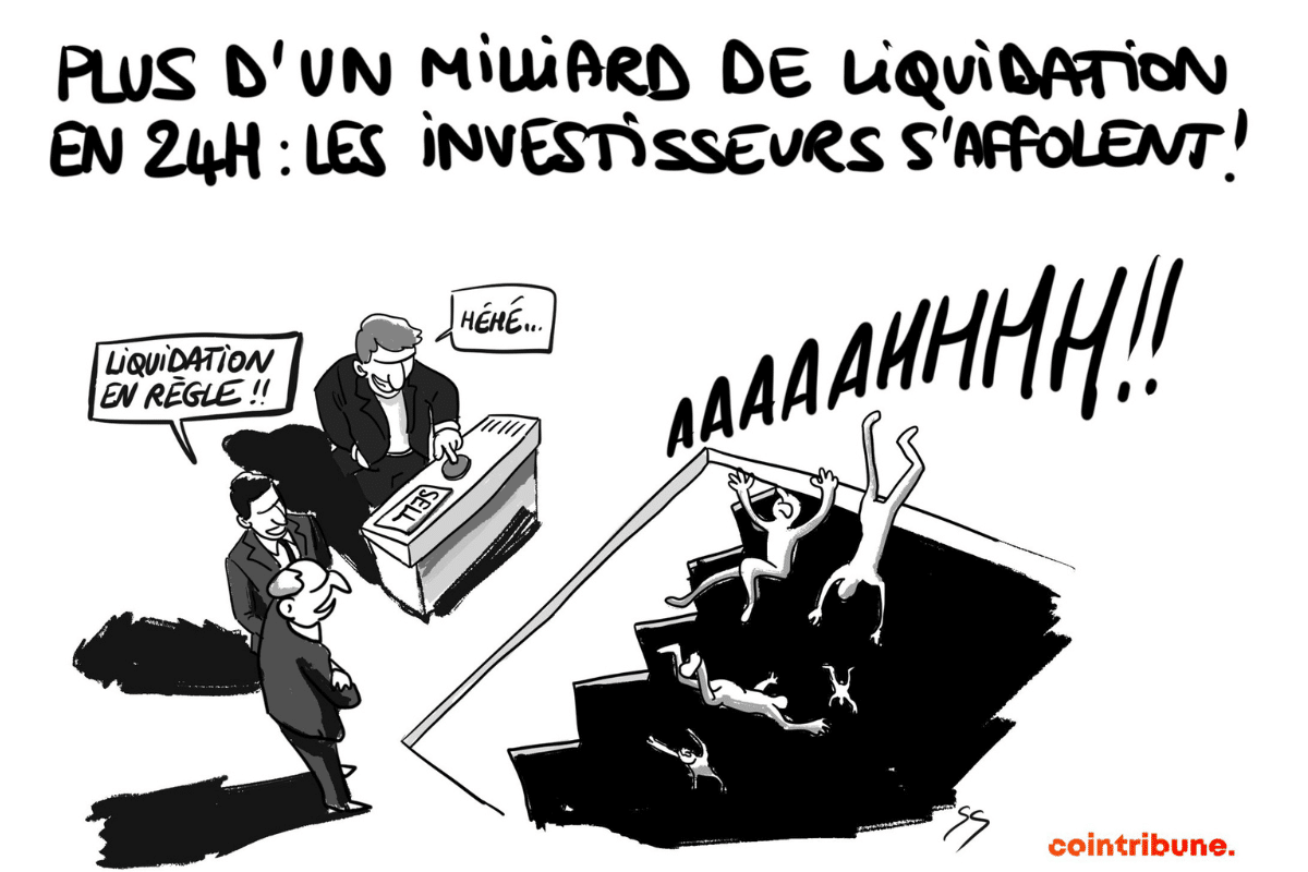 Grosse liquidation sur le marché des cryptos