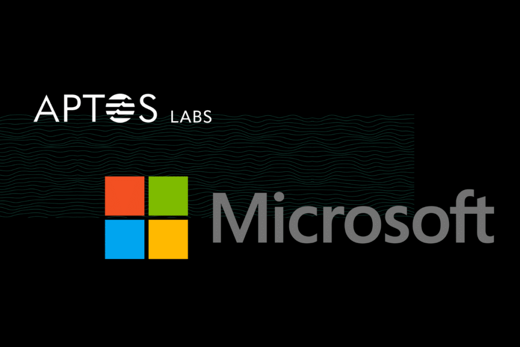 Microsoft and Aptos Labs logo