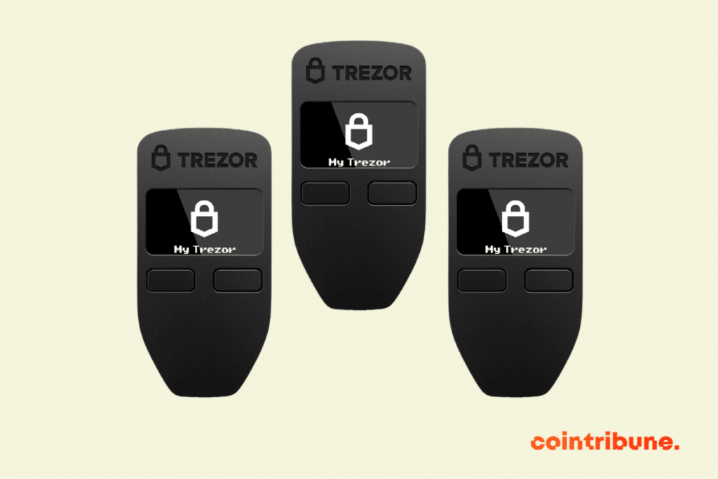 3 clés Trezor One.