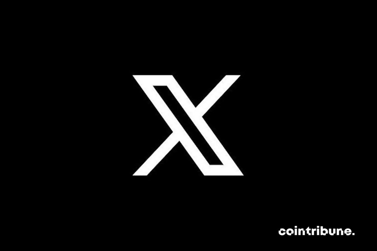 Le logo de X, ex-twitter