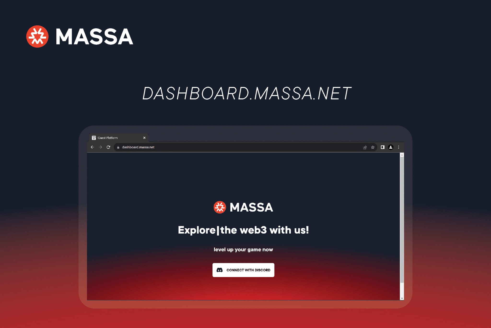 Explore web3 with the massa quest dashboard