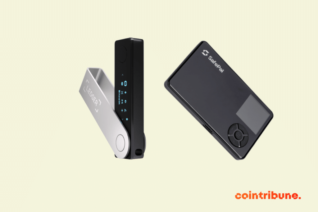 Un wallet ledger et un wallet Safepal