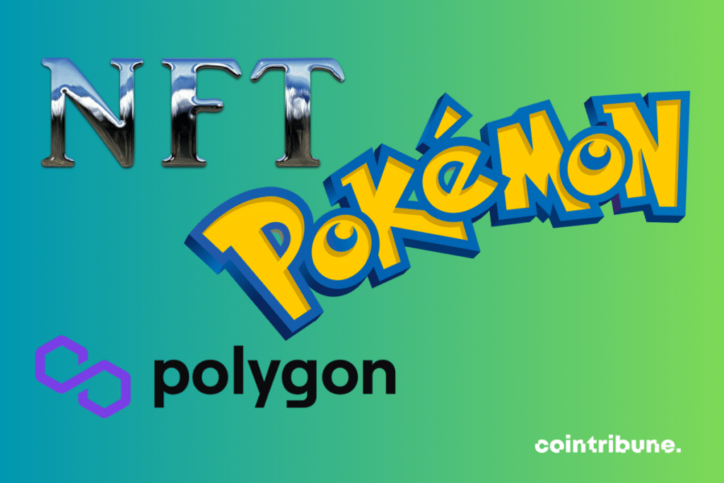 Logos de NFT, Pokémon et Polygon