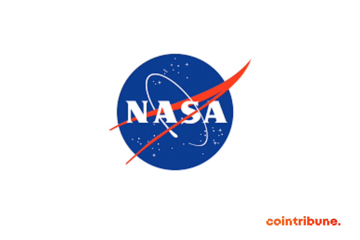 Logo de la NASA, qui veut adopter la blockchain pour préserver sa réputation
