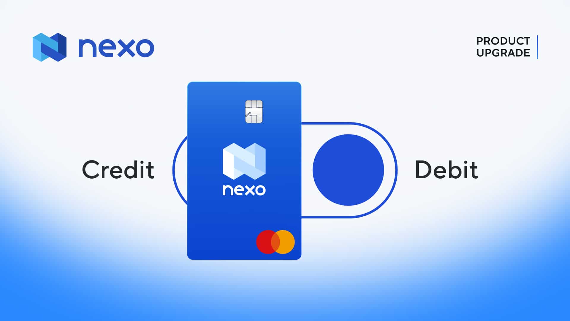 Image promotionnelle pour la carte crypto Signature Mastercard de Nexo