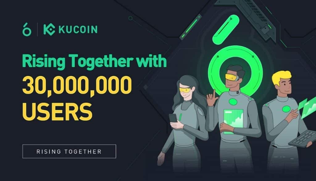 Affiche promotionnelle KuCoin.