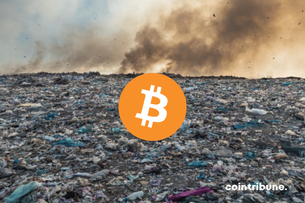 Bitcoin mining methane