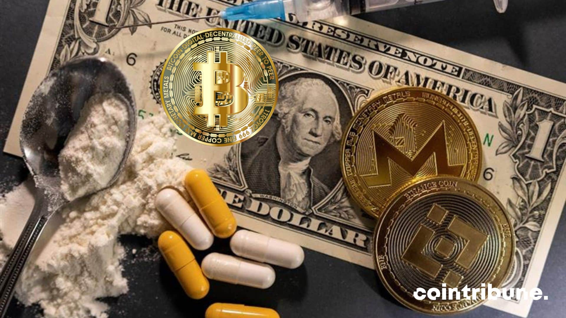 crypto trafic de drogue