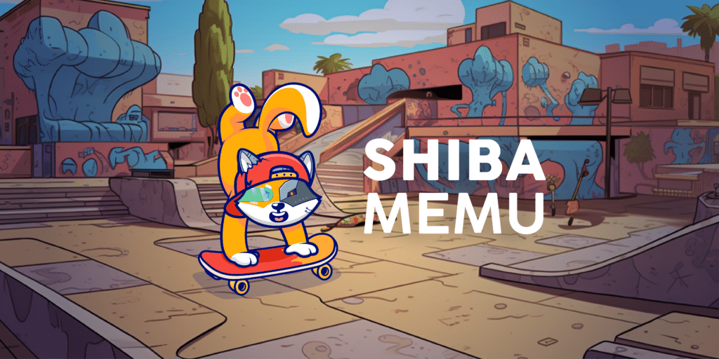 Le logo et la mascotte de Shiba Memu