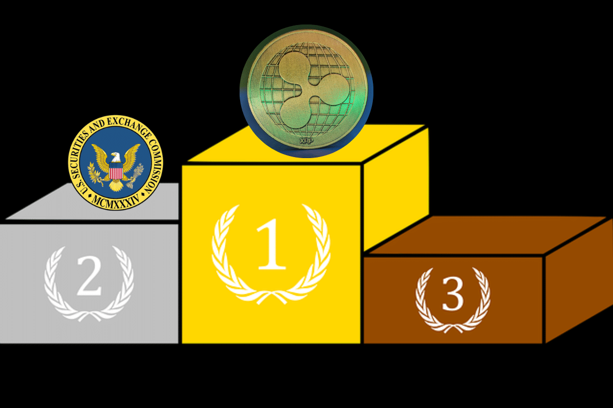 A crypto podium