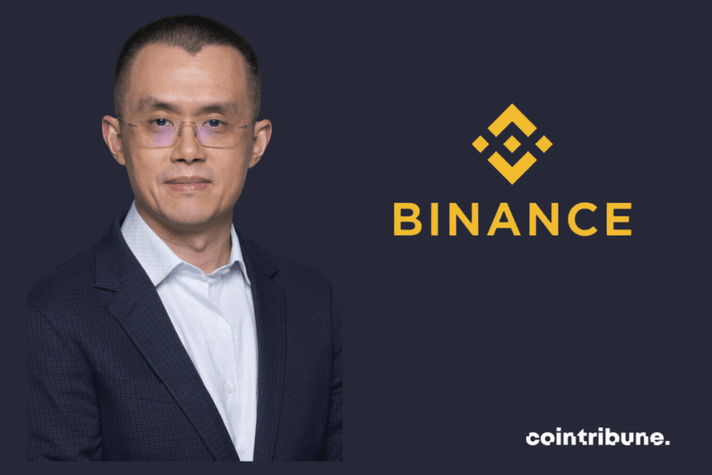 Portrait of CZ, ex-CEO of Binance