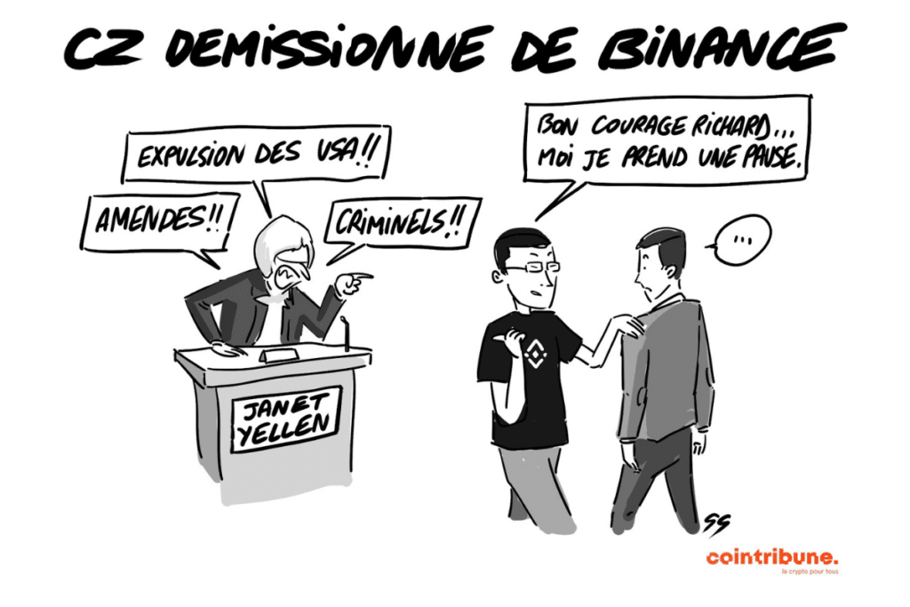 CZ de Binance démissionne