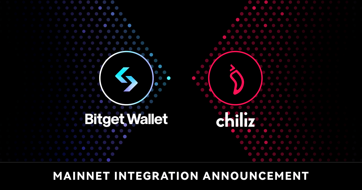 Logo Bitget et Chiliz