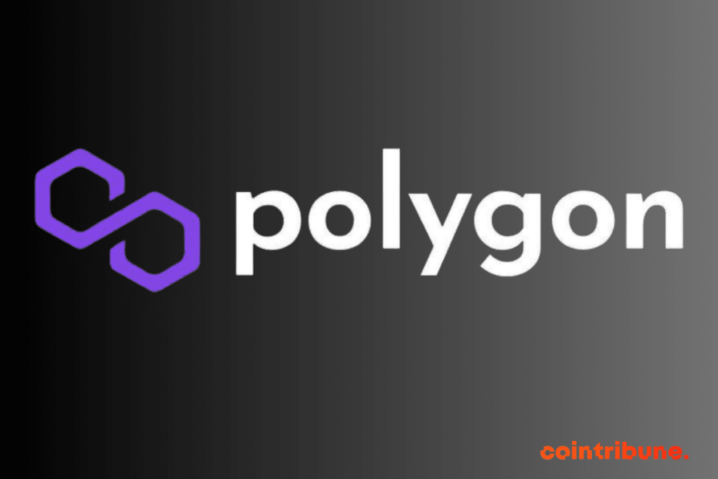 Logo de Polygon qui veut redynamiser le Web3 en soutenant les startups
