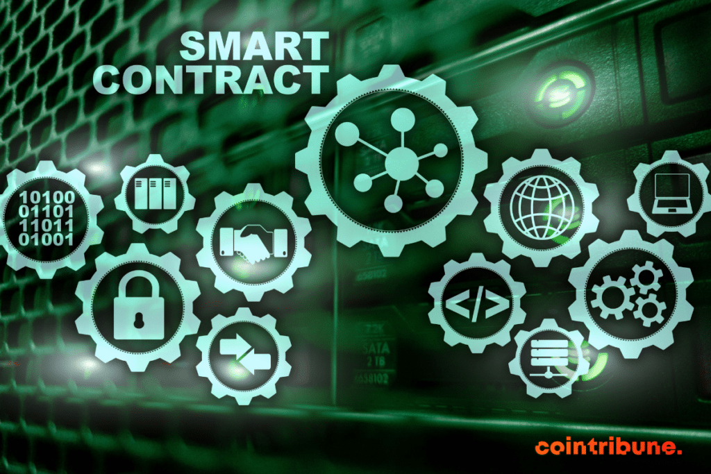 Un smart contract sur la blockchain Ethereum