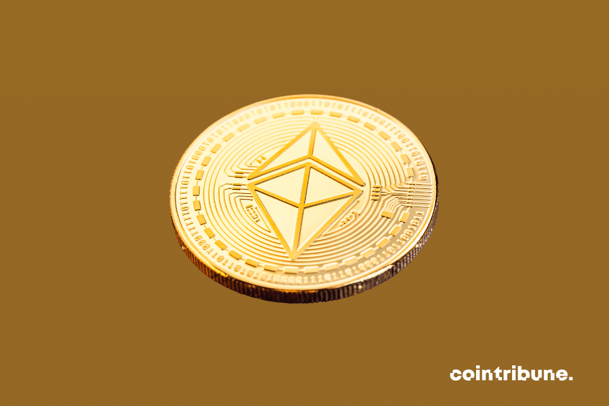 Une pièce de la crypto native d'Ethereum