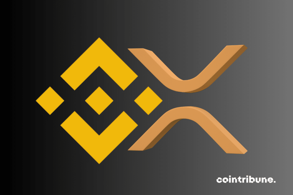 Logos de Binance et du XRP