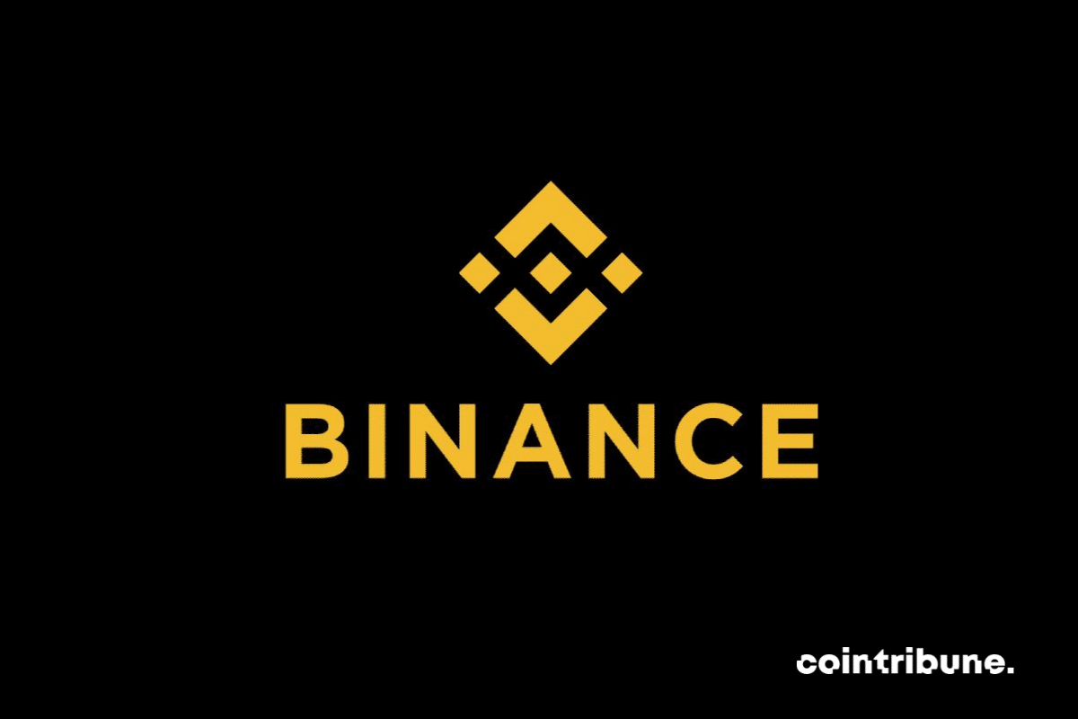 Logo de Binance, l'un des exchanges crypto phares