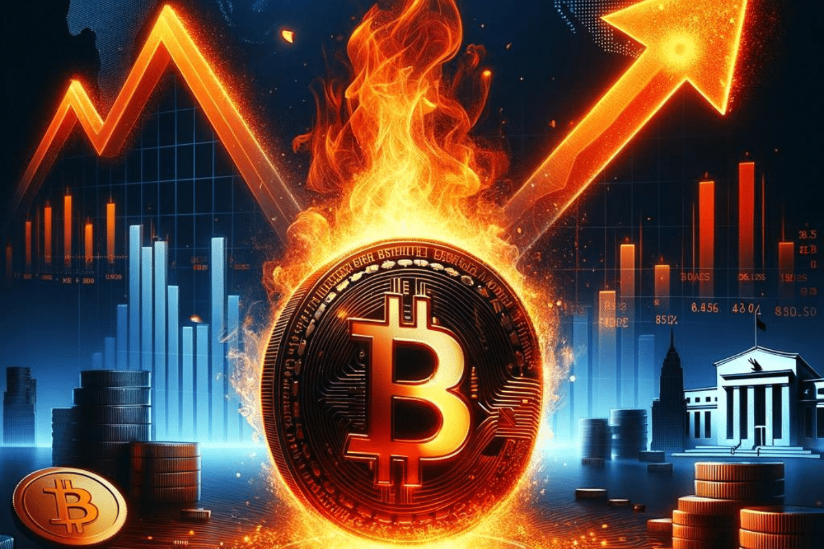 Bitcoin on fire