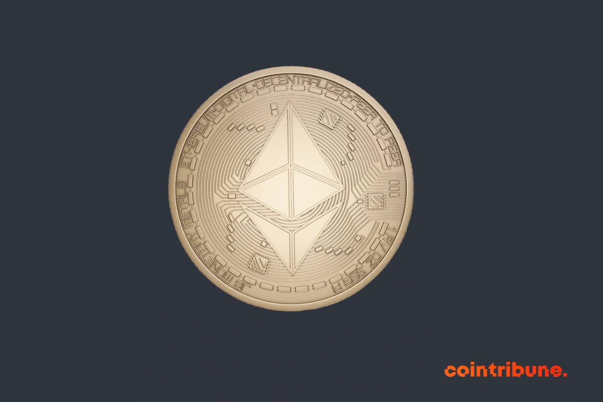 An ether coin