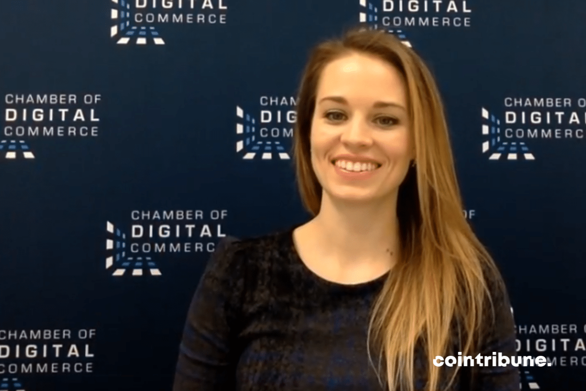 The CEO and founder of the Chamber of Digital Commerce, Perianne Boring