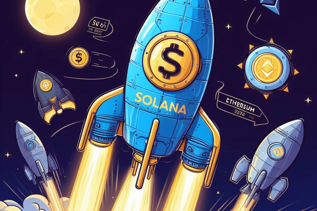 Solana takes to the crypto sky