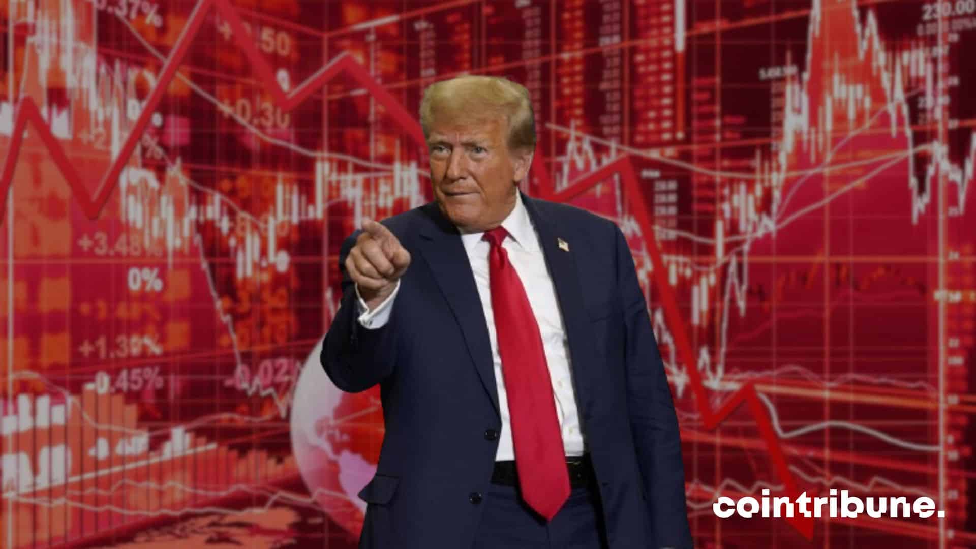Donald Trump krach boursier